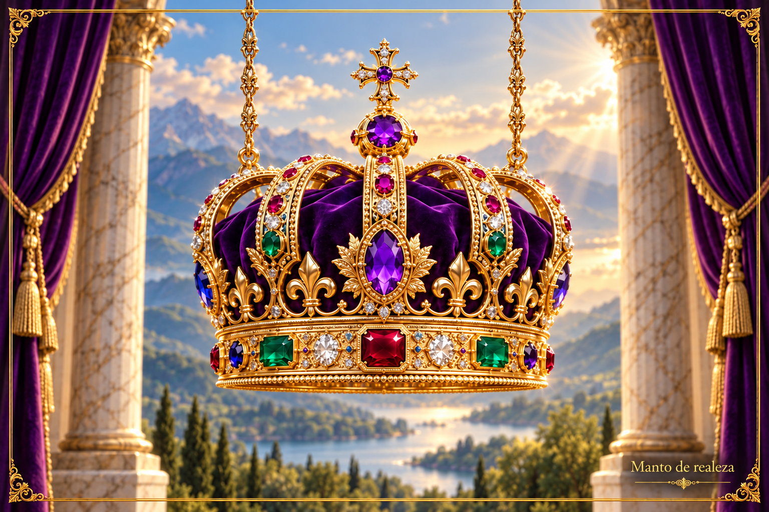 La corona — Mantos de realeza